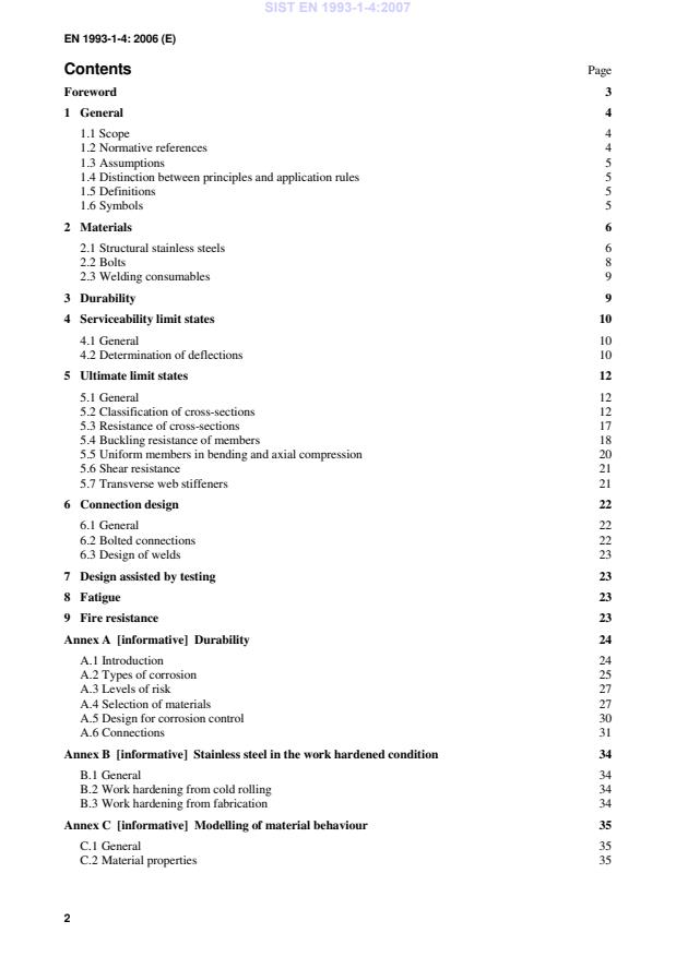 EN 1993-1-4:2006 EN 1993-1-4:2007 - Page 4 preview