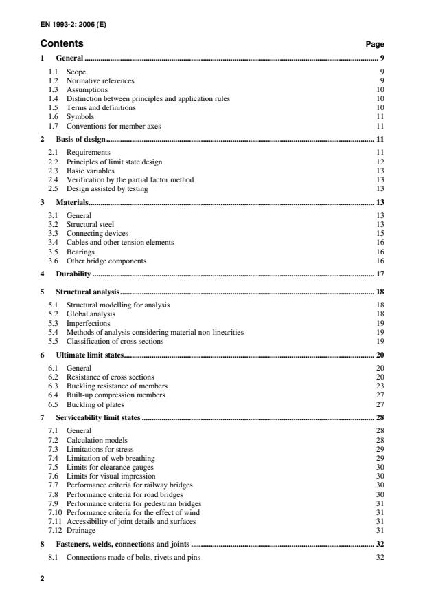 EN 1993-2:2006 EN 1993-2:2007 - Page 4 preview