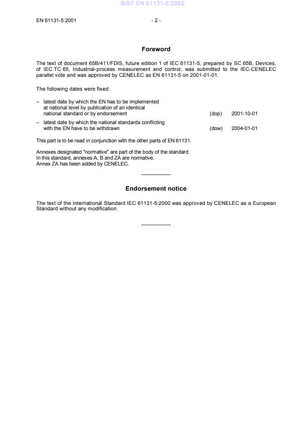 SIST EN 61131-5:2002 SIST EN 61131-5:2002 - Page 4 preview