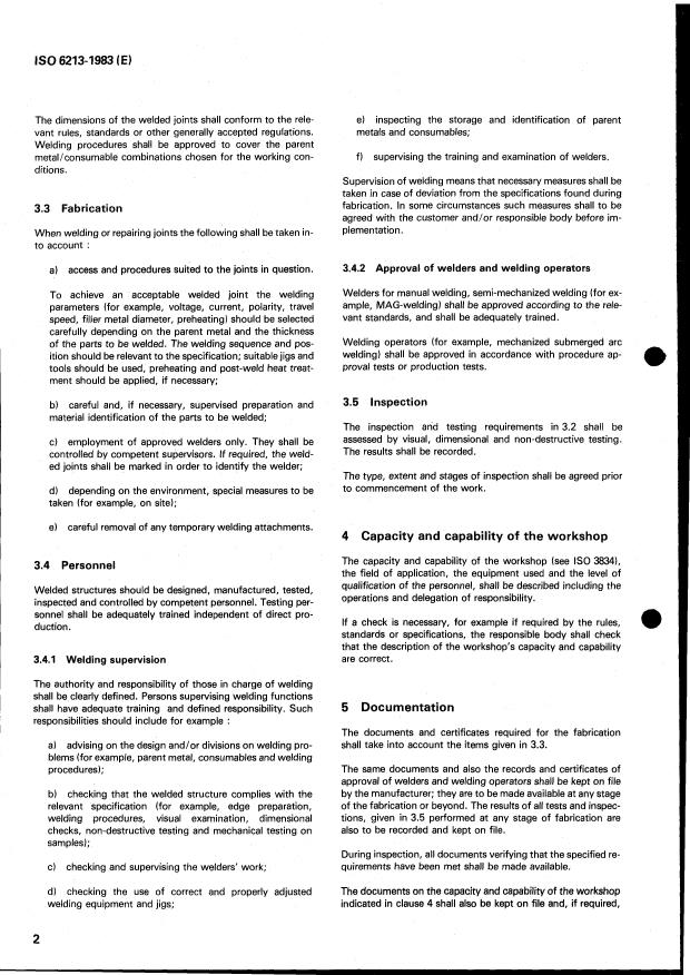 ISO 6213:1983 ISO 6213:1983 - Welding -- Items to be considered to ensure quality in welded structures - Page 4 preview