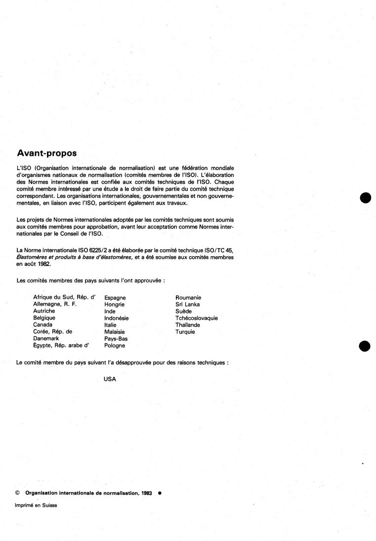 ISO 6225-2:1983 ISO 6225-2:1983 - Rubber, raw, natural — Determination of castor oil content — Part 2: Determination of total ricinoleic acid content — Gas chromatographic method
Released:12/1/1983 - Page 2 preview