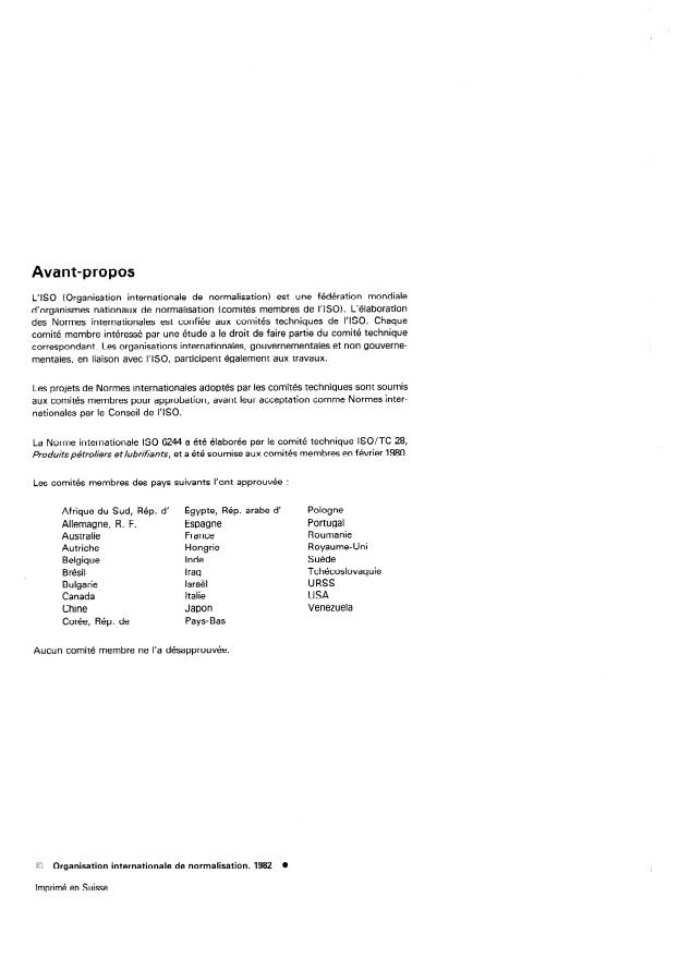 ISO 6244:1982 ISO 6244:1982 - Cires de pétrole et pétrolatums — Détermination du point de fusion
Released:2/1/1982 - Page 2 preview
