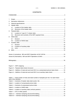 IEC 62356-3:2003 - Video recording - 12,65 mm type D-11 format - Part 3: Data mapping over SDTI
Released:11/7/2003
Isbn:2831872316 - Page 4 preview