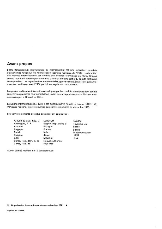 ISO 6312:1981 ISO 6312:1981 - Véhicules routiers -- Garnitures de frein -- Résistance au cisaillement des ensembles de plaquettes de frein a disque et de segments de frein a tambour -- Méthode d'essai - Page 2 preview