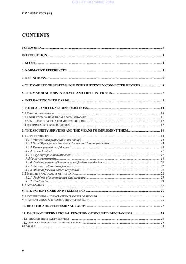 CR 14302:2002 TP CR 14302:2003 - Page 4 preview