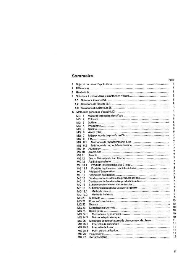 ISO 6353-1:1982 - Réactifs pour analyse chimique