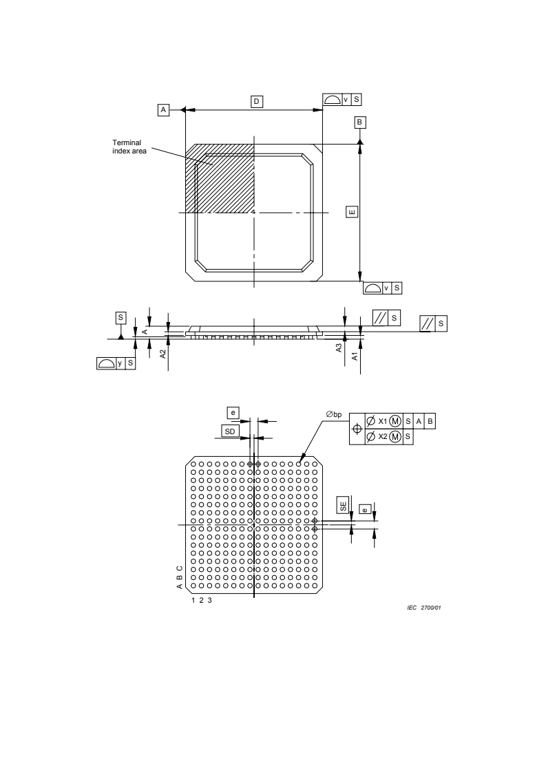 IEC 60191-6-2:2001/COR1:2002 - Corrigendum 1 - Mechanical standardization of semiconductor devices - Part 6-2: General rules for the preparation of outline drawings of surface mounted semiconductor device packages - Design guide for 1,50 mm, 1,27 mm and 1,00 mm pitch ball and column terminal packages
Released:10/18/2002