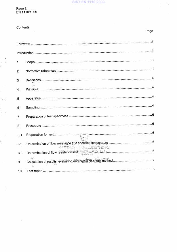 EN 1110:1999 EN 1110:2000 - Page 4 preview