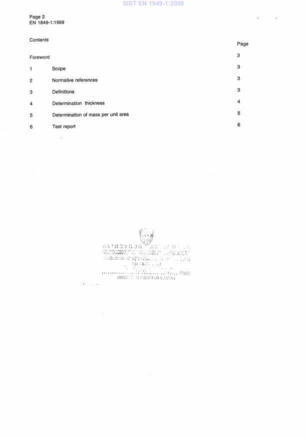 EN 1849-1:1999 EN 1849-1:2000 - Page 4 preview