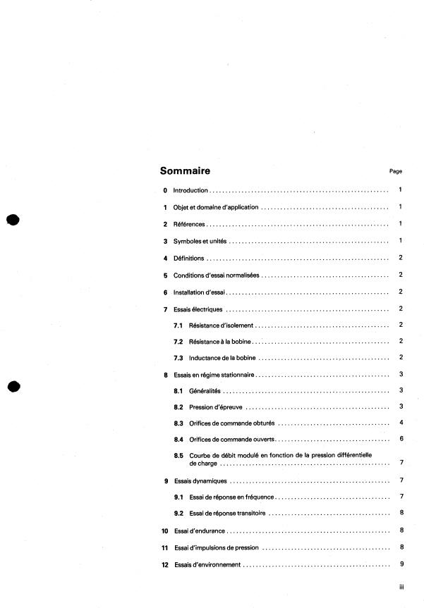 ISO 6404:1985 - Transmissions hydrauliques -- Servodistributeurs -- Méthodes d'essai