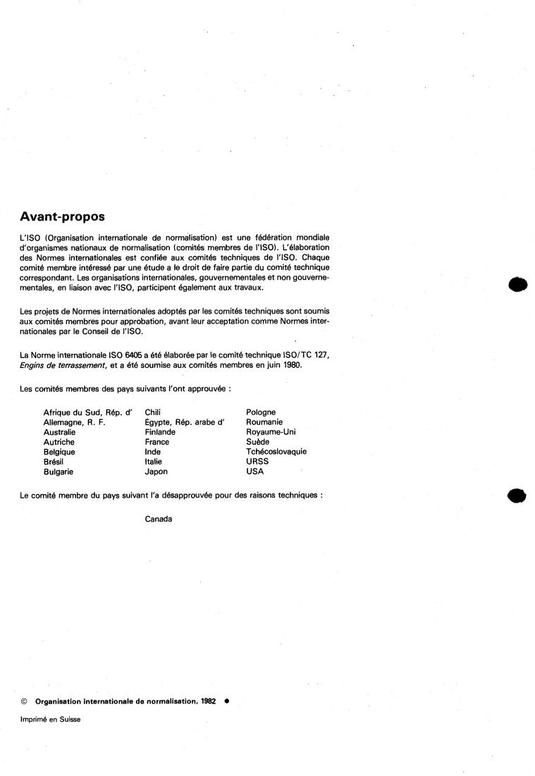 ISO 6405:1982 ISO 6405:1982 - Earth-moving machinery — Symbols — Operator controls and others
Released:6/1/1982 - Page 2 preview