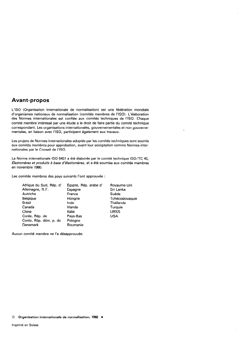 ISO 6451:1982 ISO 6451:1982 - Supports textiles revêtus de plastique — Revêtements en polychlorure de vinyle — Méthode rapide de contrôle de gélification
Released:1. 09. 1982 - Page 2 preview