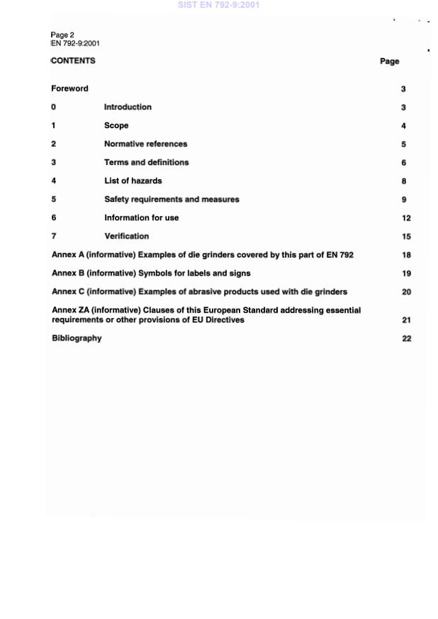 EN 792-9:2001 EN 792-9:2001 - Page 4 preview