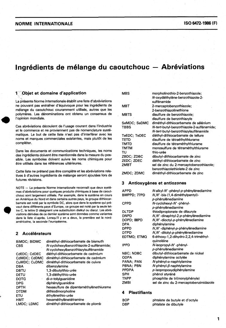 ISO 6472:1986 - Rubber compounding ingredients — Abbreviations
Released:5/1/1986