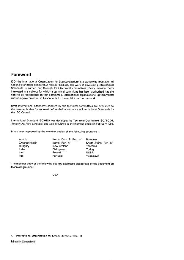 ISO 6479:1984 ISO 6479:1984 - Shelled sweet kernels of apricots -- Specification - Page 2 preview