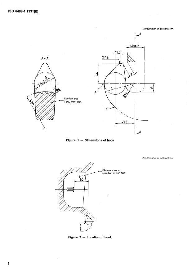 ISO 6489-1:1991 ISO 6489-1:1991 - Agricultural vehicles -- Mechanical connections on towing vehicles - Page 4 preview