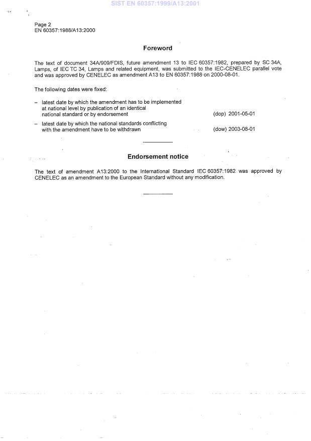 EN 60357:1988/A13:2000 EN 60357:1999/A13:2001 - Page 4 preview