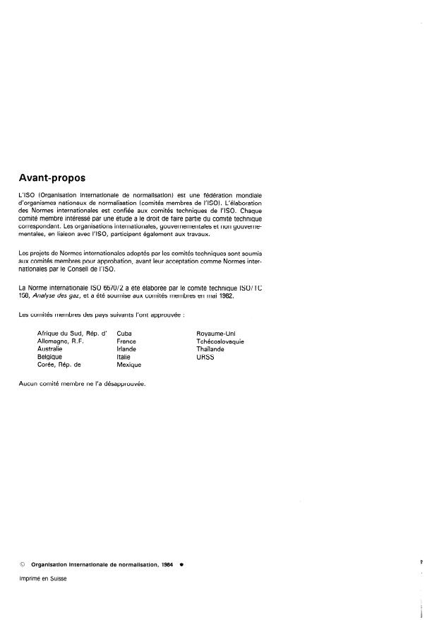 ISO 6570-2:1984 ISO 6570-2:1984 - Gaz naturel -- Détermination de la teneur en hydrocarbures liquides potentiels - Page 2 preview