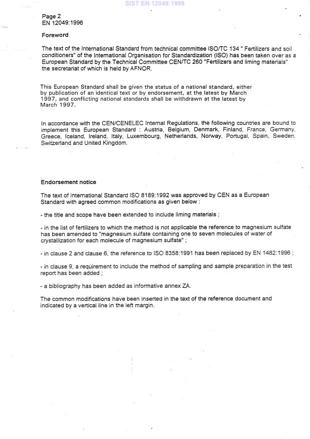 EN 12049:1996 EN 12049:1999 - Page 4 preview