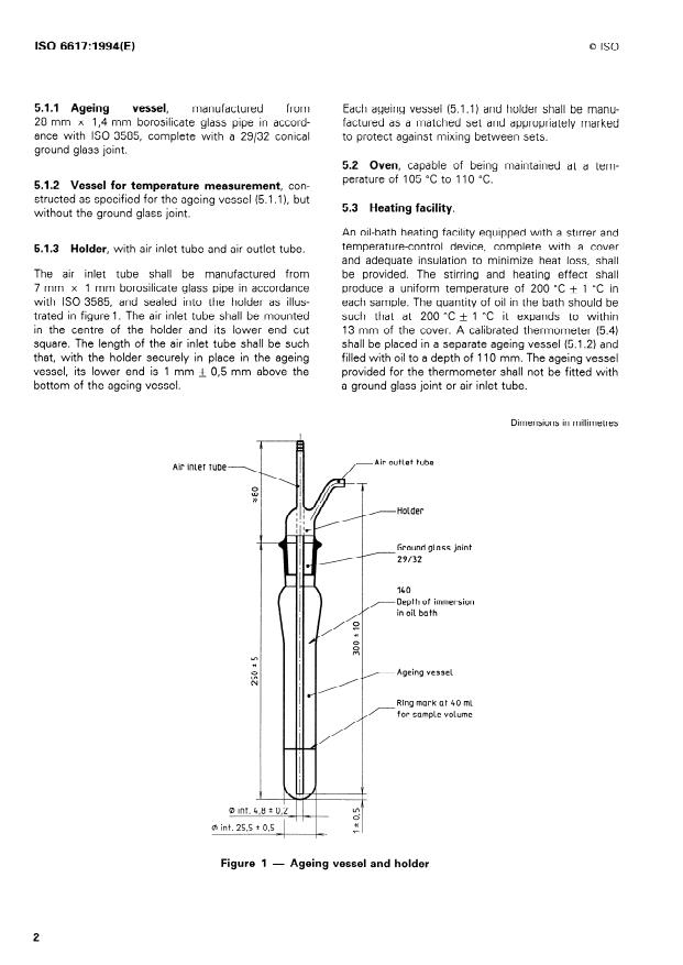 ISO 6617:1994 ISO 6617:1994 - Petroleum-based lubricating oils -- Aging characteristics -- Determination of change in Conradson carbon residue after oxidation - Page 4 preview