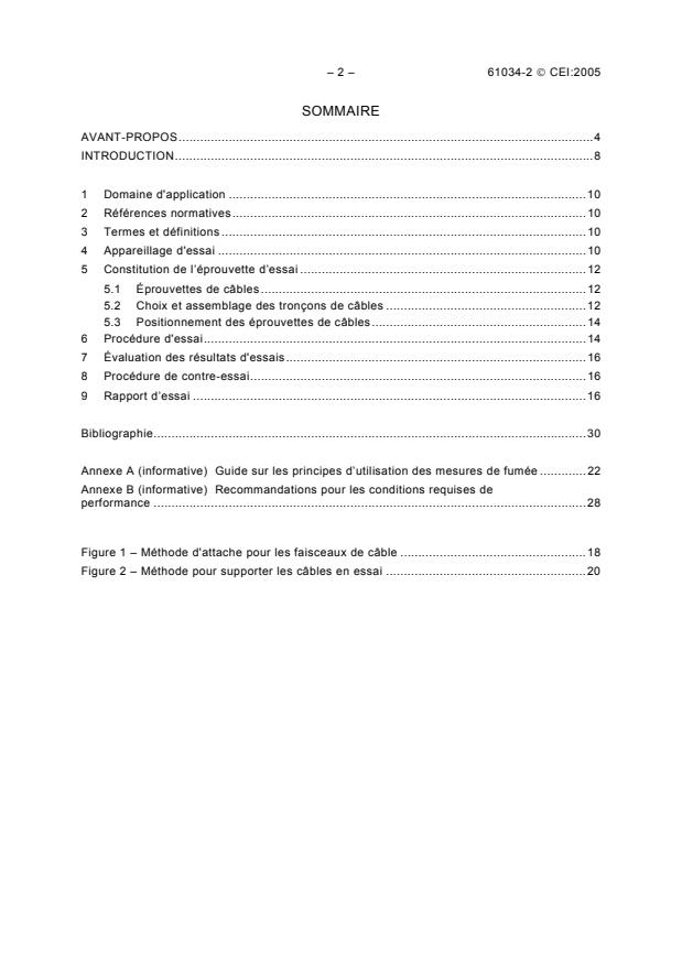 IEC 61034-2:2005 IEC 61034-2:2005 - Measurement of smoke density of cables burning under defined conditions - Part 2: Test procedure and requirements - Page 4 preview
