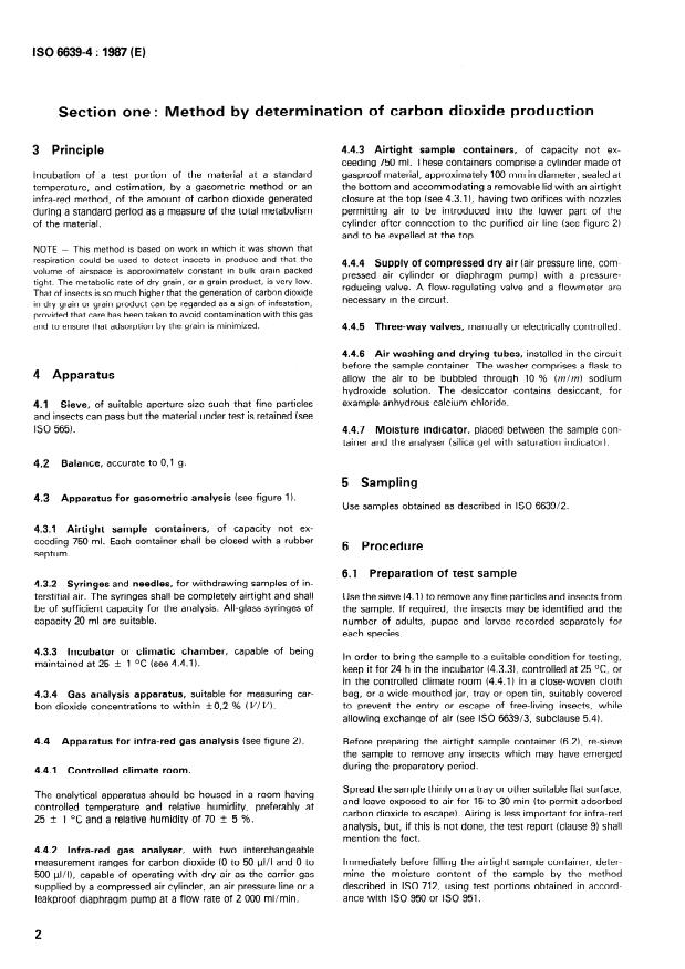 SIST ISO 6639-4:1997 ISO 6639-4:1987 - Cereals and pulses -- Determination of hidden insect infestation - Page 4 preview