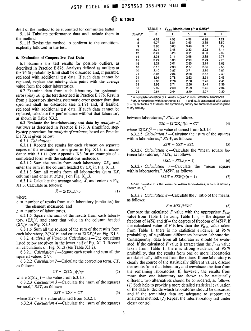 ASTM E1060-85(1995)E01 - Practice for Interlaboratory Testing of Spectrochemical Methods of Analysis (Withdrawn 1997)