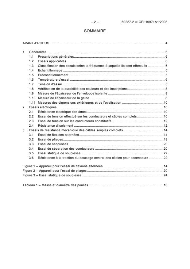 IEC 60227-2:1997+AMD1:2003 CSV IEC 60227-2:1997+AMD1:2003 CSV - Polyvinyl chloride insulated cables of rated voltages up to and including 450/750 V - Part 2: Test methods - Page 4 preview