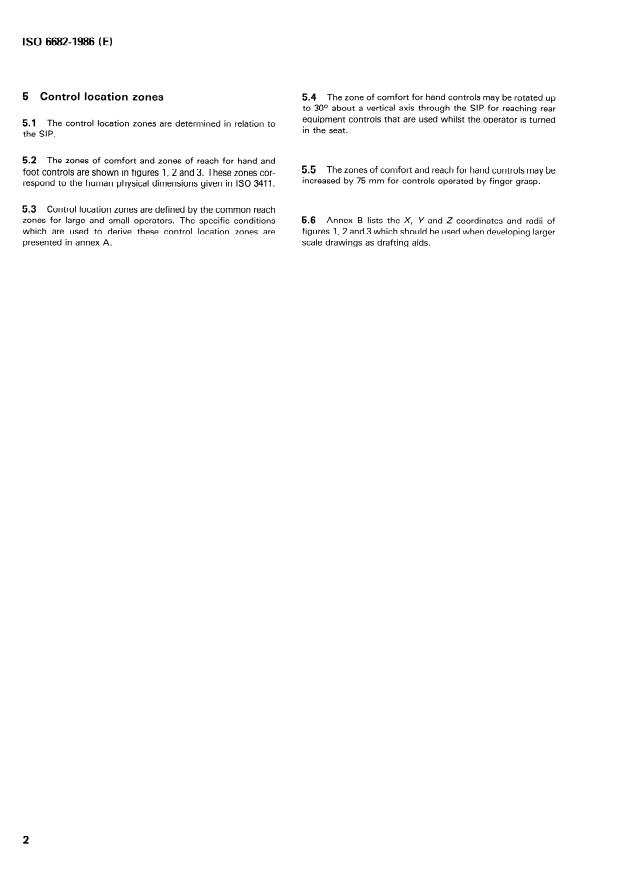 ISO 6682:1986 ISO 6682:1986 - Earth-moving machinery -- Zones of comfort and reach for controls - Page 4 preview
