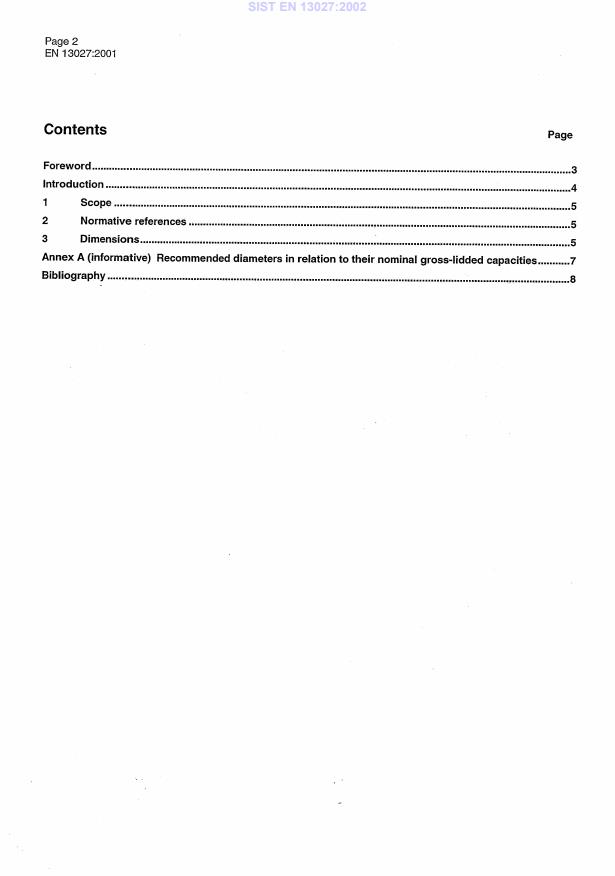 EN 13027:2001 EN 13027:2002 - Page 4 preview