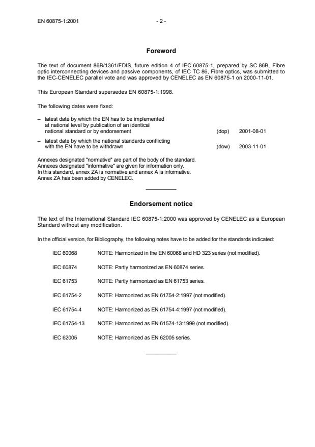 EN 60875-1:2001 EN 60875-1:2002 - Page 4 preview