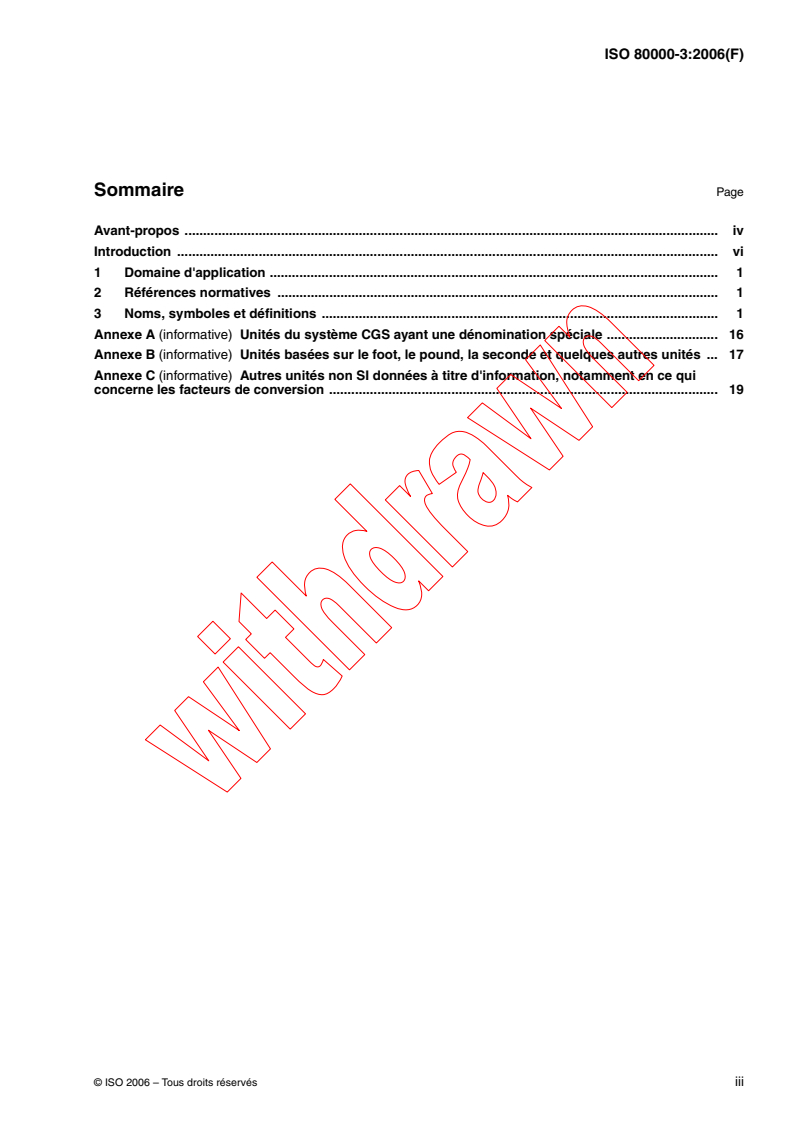 ISO 80000-3:2006 - Quantities and units - Part 3: Space and time
Released:3/17/2006