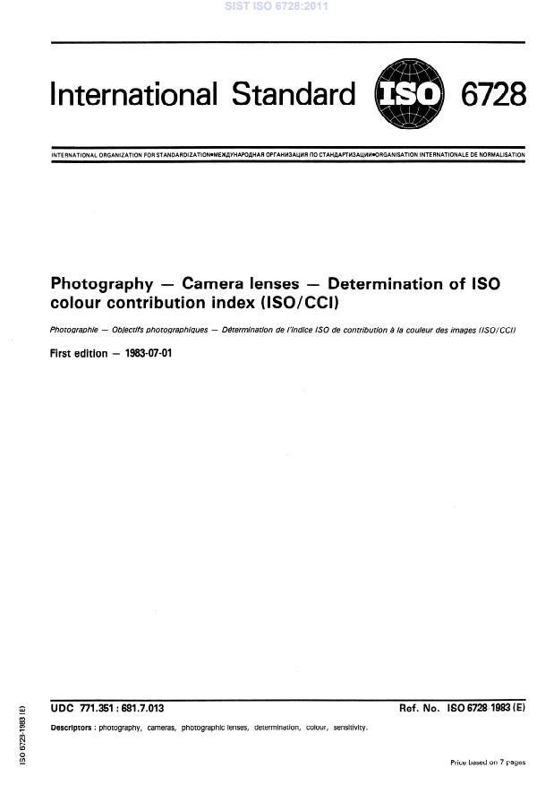 ISO 6728:2011