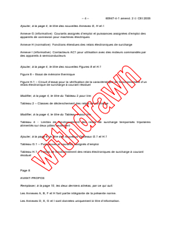 IEC 60947-4-1:2000/AMD2:2005 IEC 60947-4-1:2000/AMD2:2005 - Amendment 2 - Low-voltage switchgear and controlgear - Part 4-1: Contactors and motor-starters - Electromechanical contactors and motor-starters
Released:6/28/2005
Isbn:2831880793 - Page 4 preview