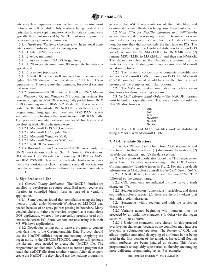 ASTM E1948-98 - Standard Guide for Analytical Data Interchange Protocol for Chromatographic Data