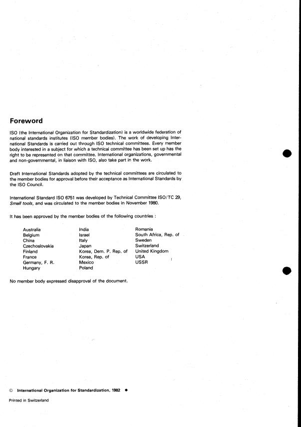 ISO 6751:1982 ISO 6751:1982 - Ejector pins with cylindrical head -- Basic dimensions - Page 2 preview