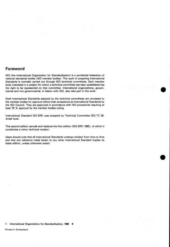 ISO 6751:1986 ISO 6751:1986 - Ejector pins with cylindrical head -- Dimensions - Page 2 preview