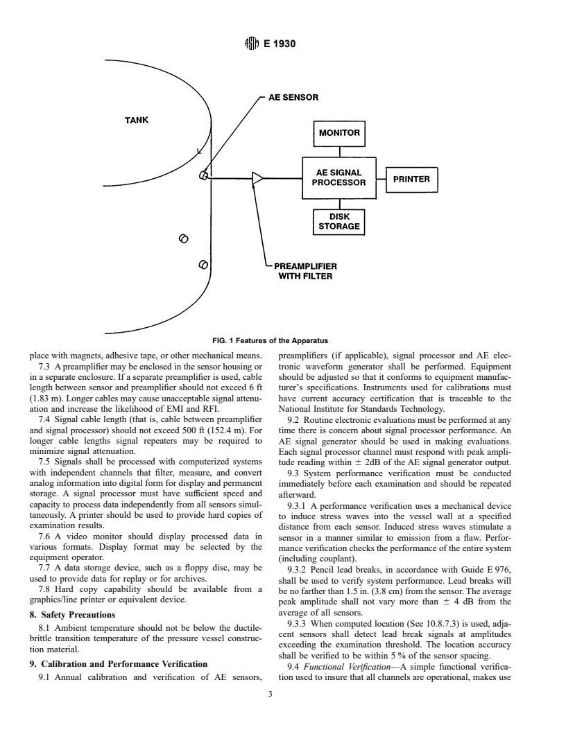 ASTM E1930-97 - Standard Test Method for Examination of Liquid Filled Atmospheric and Low Pressure Metal Storage Tanks Using Acoustic Emission