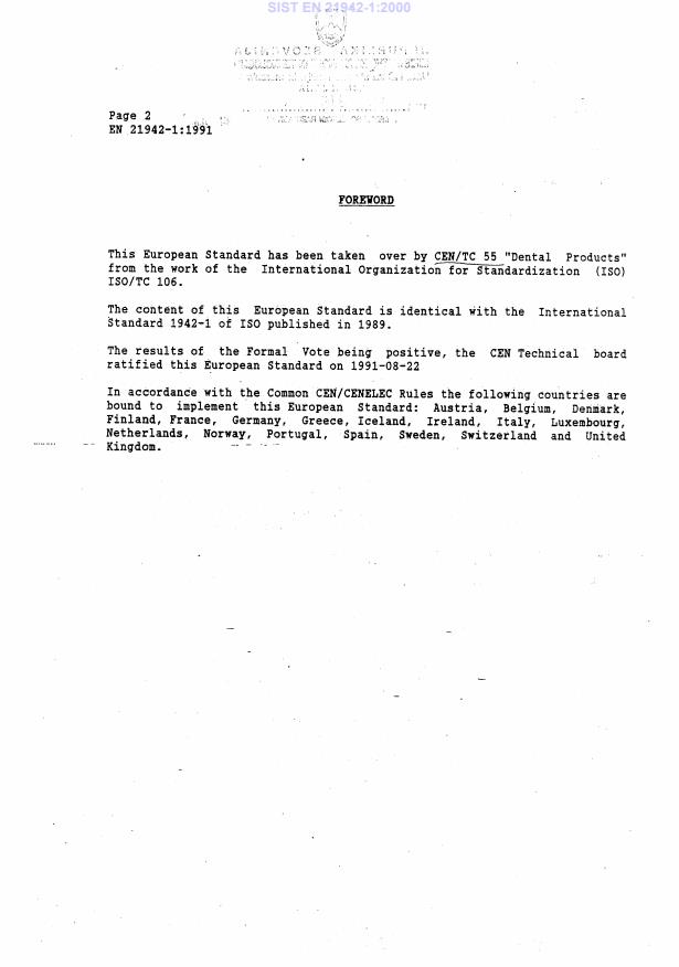 EN 21942-1:1991 EN 21942-1:2000 - Page 4 preview