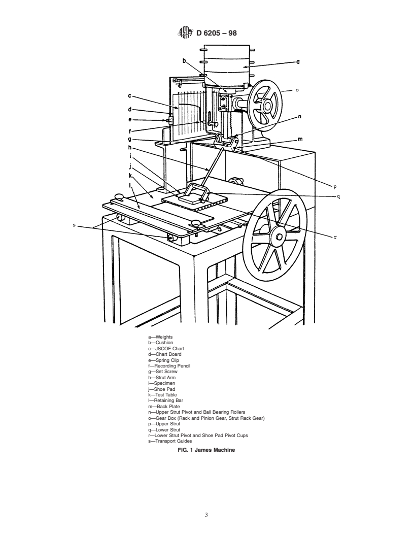 ASTM D6205-98 - Standard Practice for Calibration of the James Static Coefficient of Friction Machine