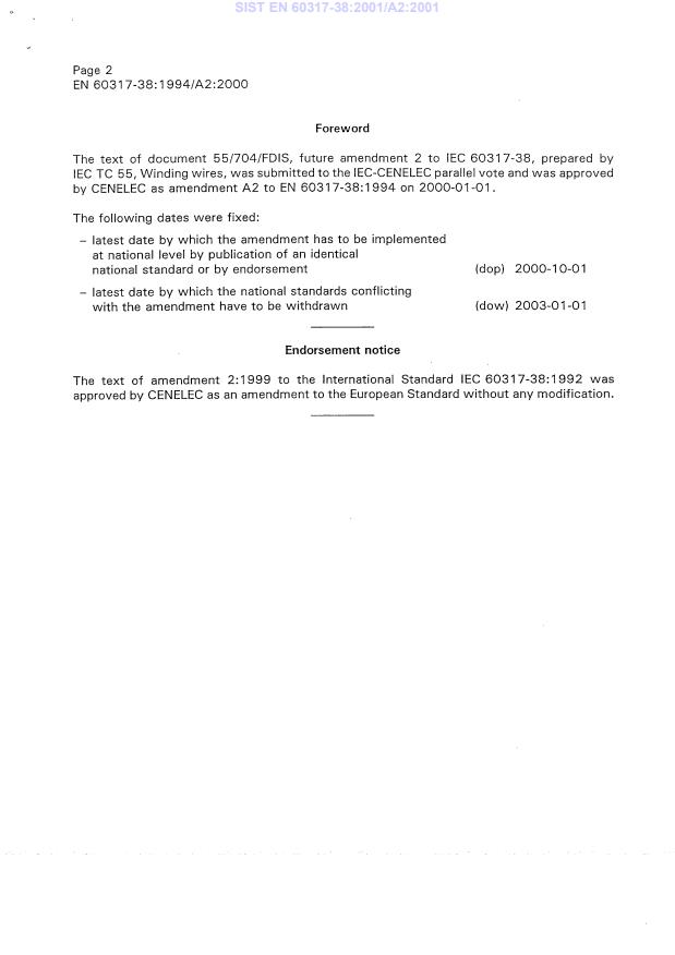 EN 60317-38:1994/A2:2000 EN 60317-38:2001/A2:2001 - Page 4 preview