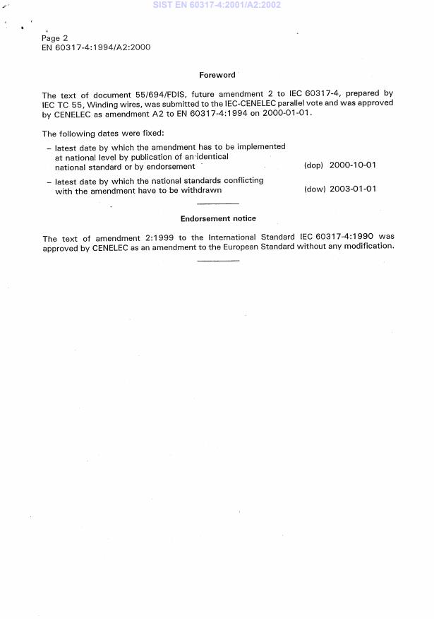 EN 60317-4:1994/A2:2000 EN 60317-4:2001/A2:2002 - Page 4 preview