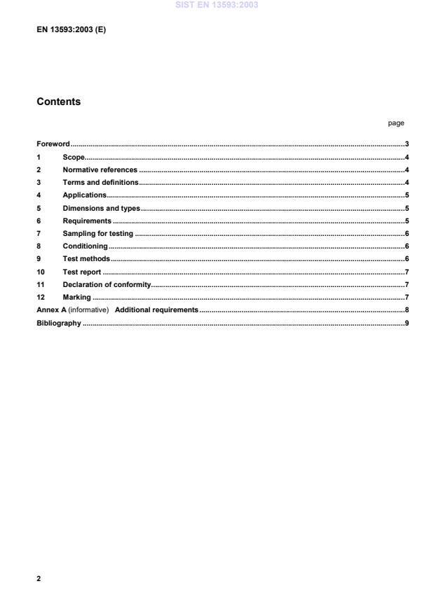 SIST EN 13593:2003 SIST EN 13593:2003 - Page 4 preview