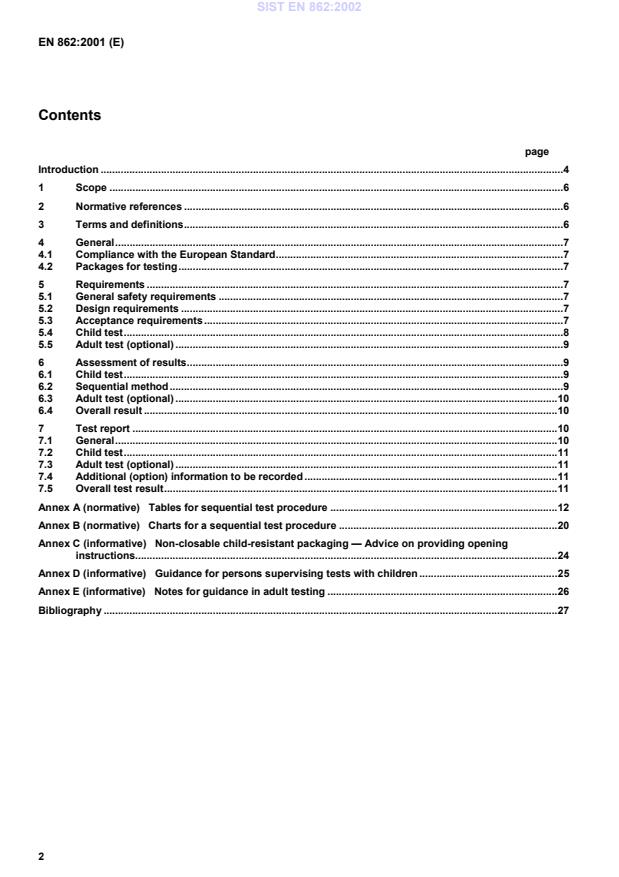 EN 862:2001 EN 862:2002 - Page 4 preview