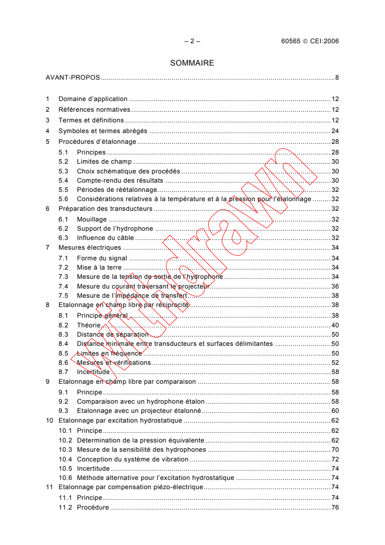 IEC 60565:2006 IEC 60565:2006 - Underwater acoustics - Hydrophones - Calibration in the frequency range 0,01 Hz to 1 MHz
Released:11/22/2006
Isbn:2831888867 - Page 4 preview