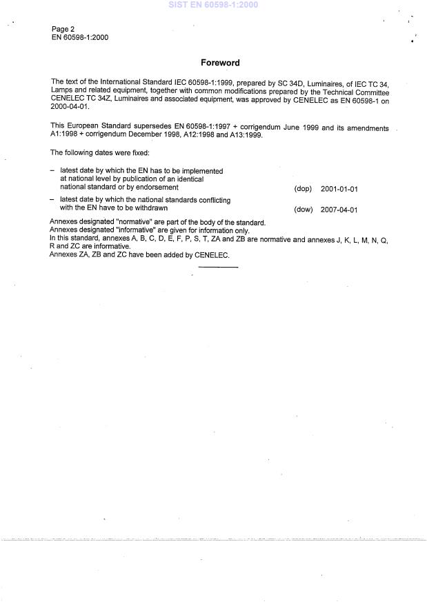 EN 60598-1:2000 EN 60598-1:2000 - Page 4 preview