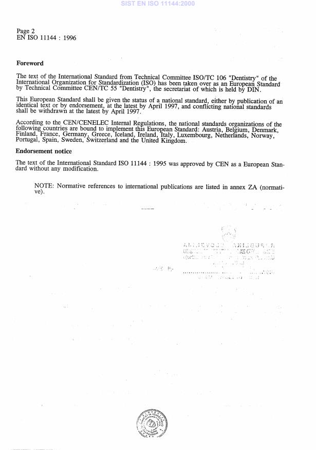 EN ISO 11144:1996 EN ISO 11144:2000 - Page 4 preview