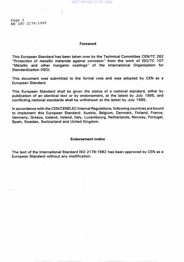 EN ISO 2178:1995 EN ISO 2178:1999 - Page 4 preview