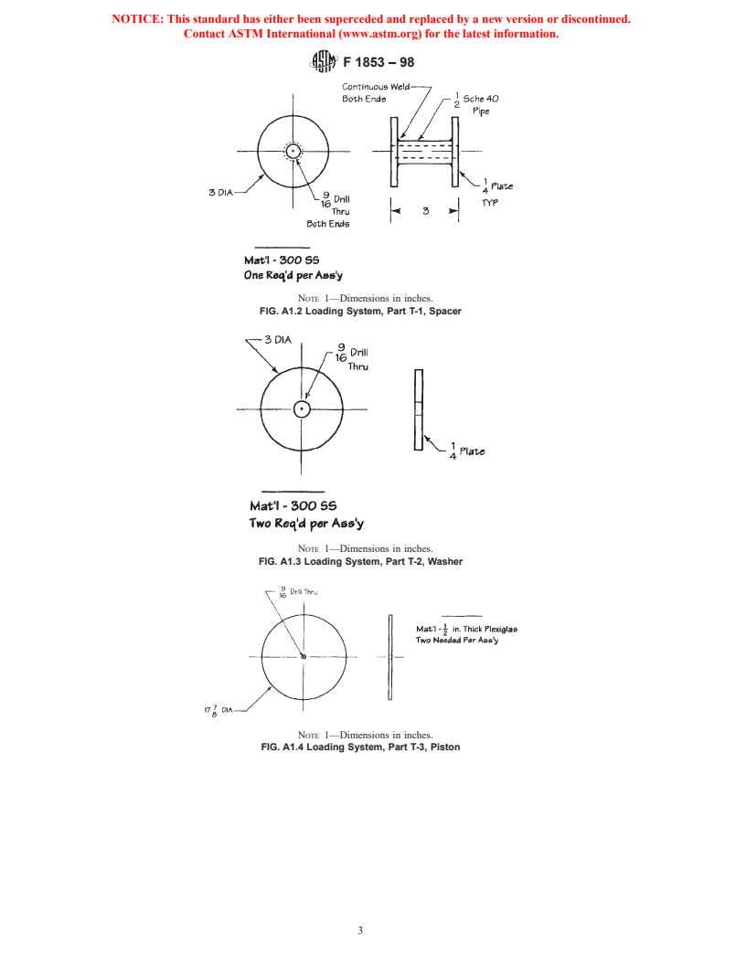 ASTM F1853-98 - Standard Test Method for Measuring Sleeping Bag Packing Volume