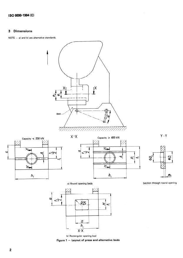 ISO 6898:1984 ISO 6898:1984 - Open front mechanical power presses -- Capacity ratings and dimensions - Page 4 preview